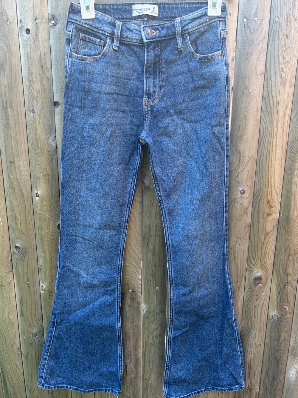 Abercrombie & Fitch Dark Blue Flare Jeans